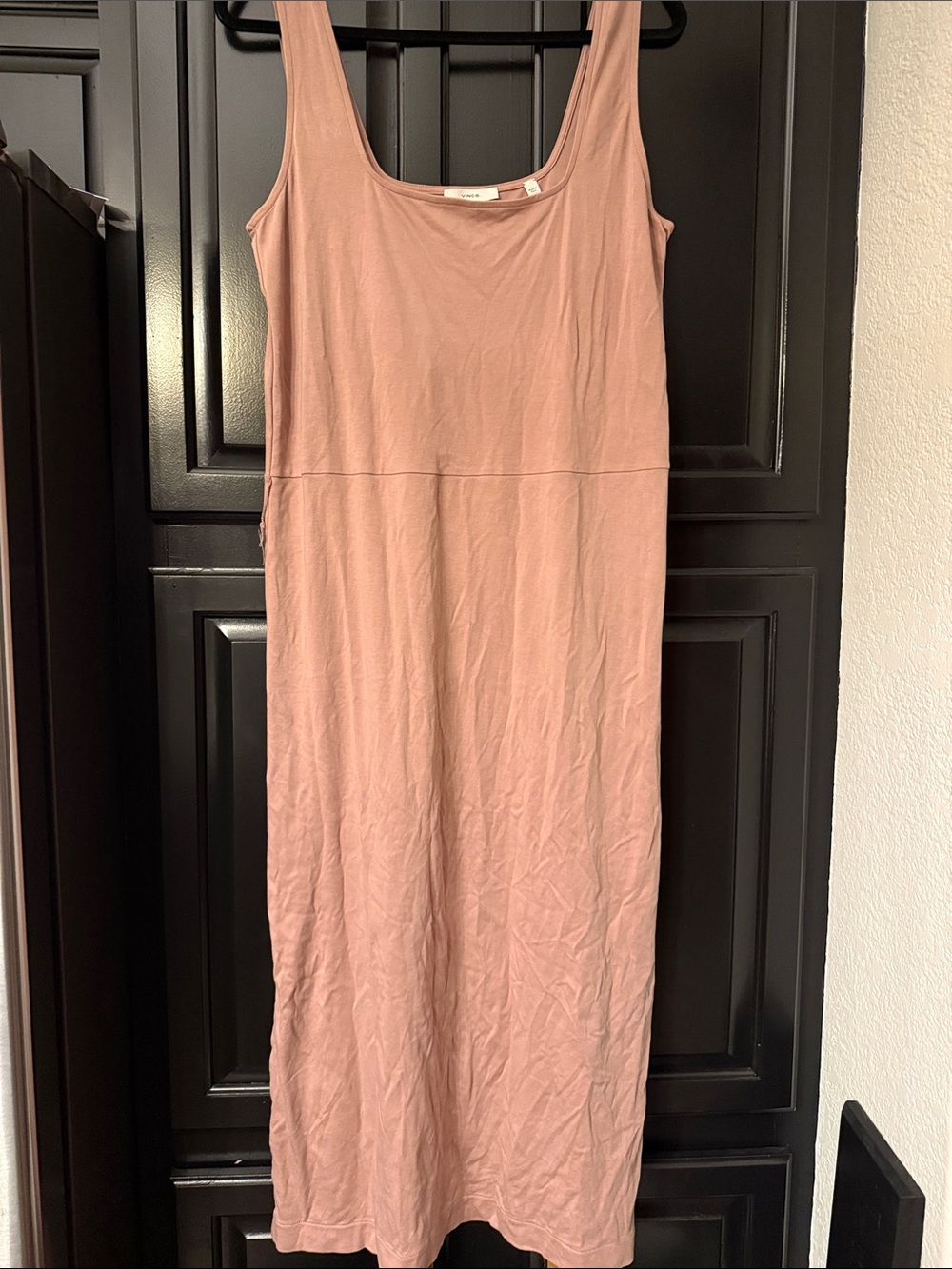 Vince Dusty Rose Sleeveless Maxi Dress size large